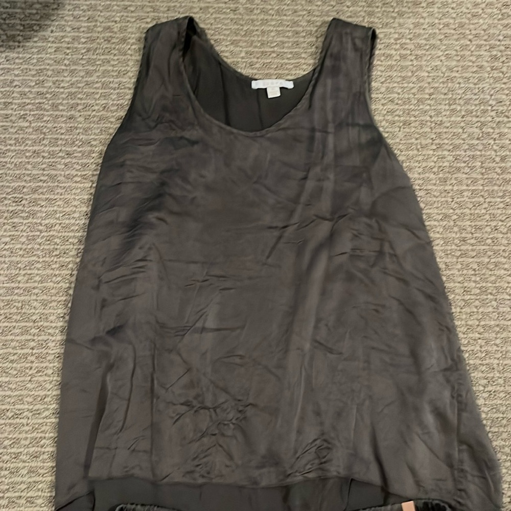 Lunya Silk PJ set Size XL Gray